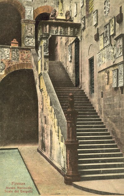 Florence, Italie, Bargello, Escalier - Italian Photographer