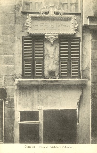 Gênes, Italie, maison de Christophe Colomb - Italian Photographer