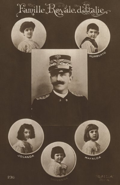 Le roi Victor Emmanuel II et sa famille - Italian Photographer