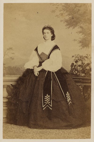 Maria Sophie de Bavière, reine consort de François II, roi des Deux-Siciles - Italian Photographer