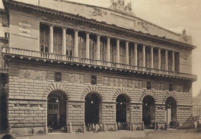 Naples : Façade du théâtre San Carlo (photo n/b) - Italian Photographer