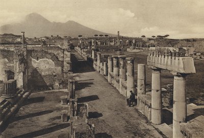 Naples : Pompéi, Forum Civil avec Panorama - Italian Photographer