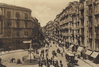 Naples : Via Roma, anciennement Toledo (photo n/b) - Italian Photographer