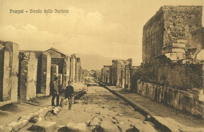 Pompéi, Italie, Rue de la Fortune - Italian Photographer