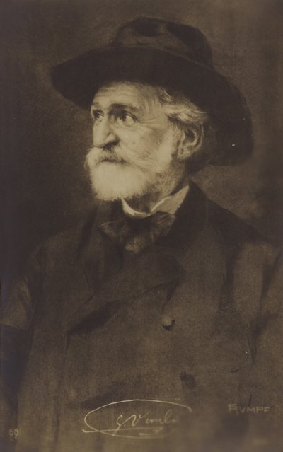 Portrait de Giuseppe Verdi - Italian Photographer