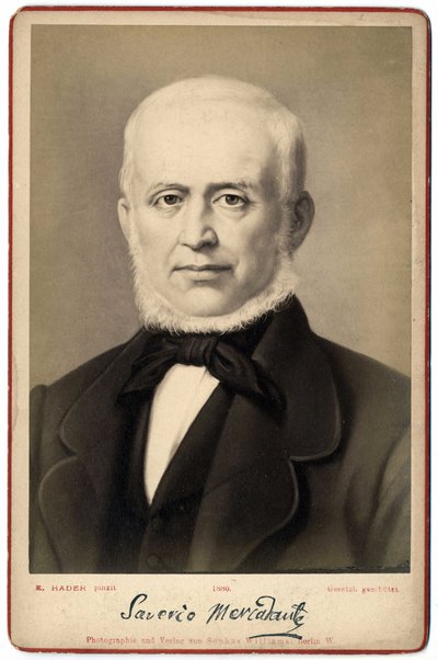 Portrait de Saverio Mercadante (1795-1870), compositeur italien - Italian Photographer