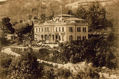San Remo, Château Devachan, siège de la Conférence de la Paix en avril 1920 - Italian Photographer