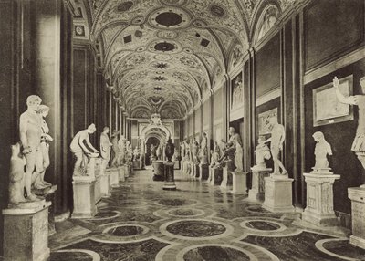 Musée du Vatican, Intérieur de la Salle des Statues - Italian Photographer