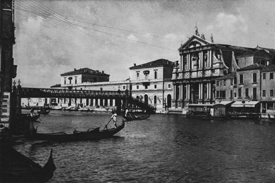 Venise, Église des Jésuites et Gare ferroviaire (photo n/b) - Italian Photographer