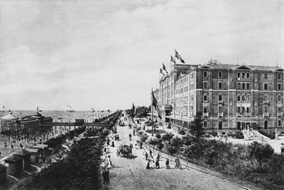 Venise, Lido, Grand Hôtel des Bains (photo n/b) - Italian Photographer
