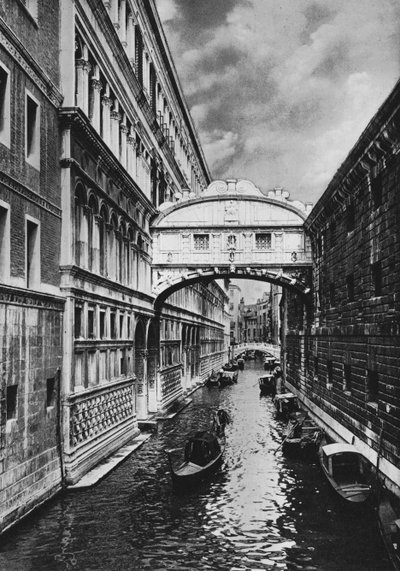 Venise, Pont des Soupirs (photo n/b) - Italian Photographer