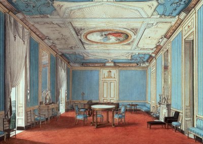 Un salon dans un palais, Naples, vers 1810 - Italian School