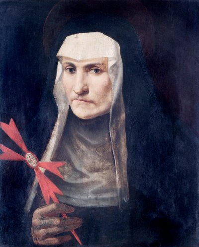 Une nonne sainte - Italian School
