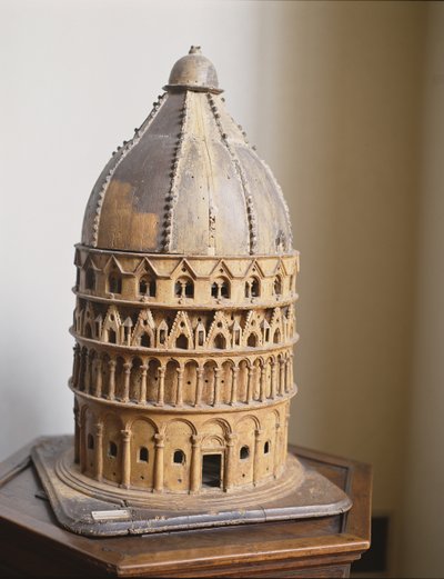 Modèle du Baptistère de Pise - Italian School