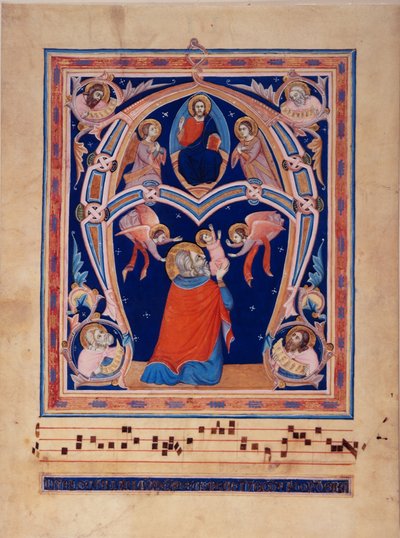 Initiale historiée 
