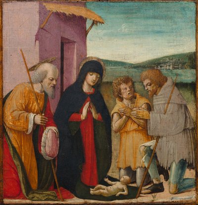 Adoration des bergers, vers 1480-1500 - Italian School