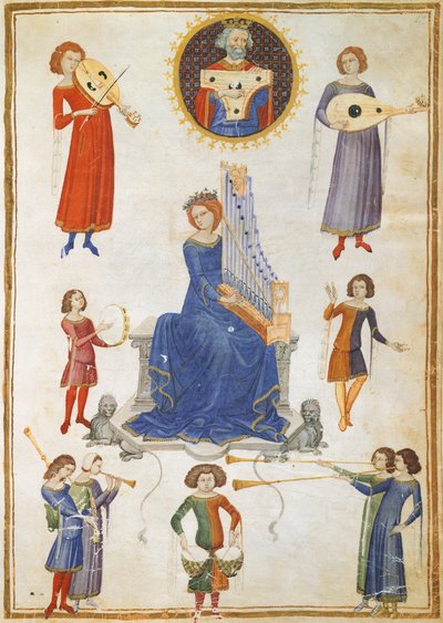 Allégorie de la musique, manuscrit V A folio 27 de l