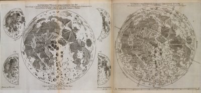 Almagestum novvum astronomaiam veterem novamque complectens observationibus aliorum, et propriis nouisque theorematibus, problematibus, ac tabulis pomotam, c.1660 - Italian School