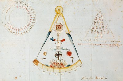 Alphabet et symboles maçonniques, Italie - Italian School