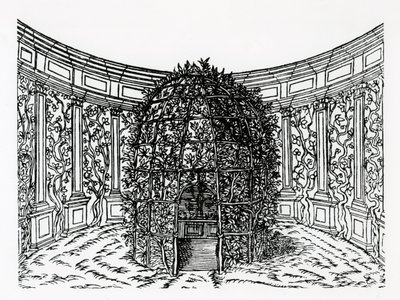 Une tonnelle, de Hypnerotomachia Poliphili, attribué à Francesco Colonna, publié 1499 - Italian School