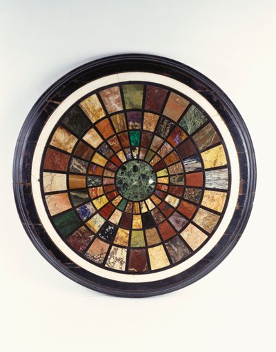 Un dessus de table en marbre italien, 19ème siècle - Italian School