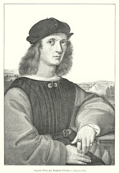 Angiolo Doni, par Raphaël d