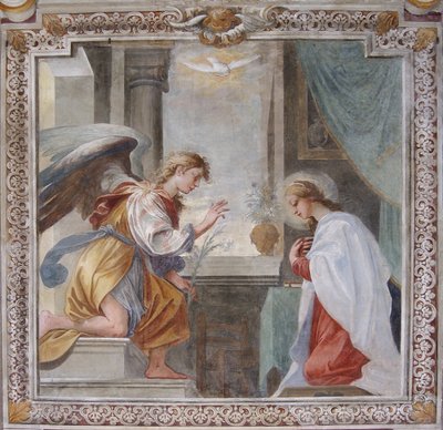 Annonciation, Chapelle de Santa Margherita - Italian School