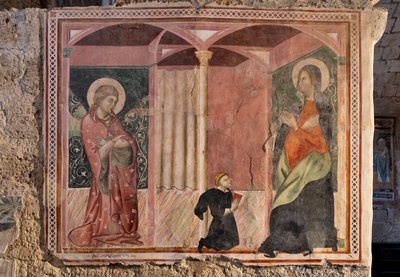 Annonciation, Oratoire du Crucifix, dernier quart du XIIIe siècle - Italian School