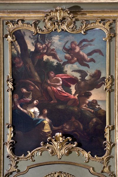 Apollon, Pégase et les Muses - Italian School