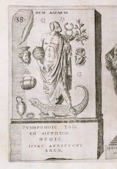 Apollon avec une tête de chien, 1589 - Italian School