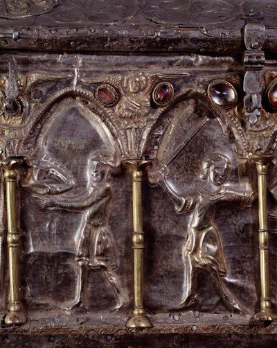 Arche de Barberousse, avec des scènes de la vie de Saint Jean-Baptiste - Italian School