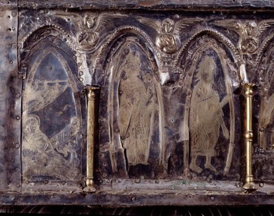 Arche de Barberousse, avec des scènes de la vie de Saint Jean-Baptiste - Italian School