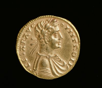 Augustalis de Frédéric II, Royaume de Sicile et Italie du Sud, Monnaie de Messine, 1231-50 (avers) - Italian School