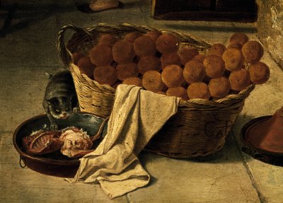Panier de pain (détail de Forneria), Italie - Italian School