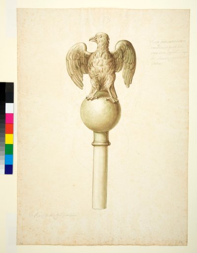 Aigle en bronze - Italian School