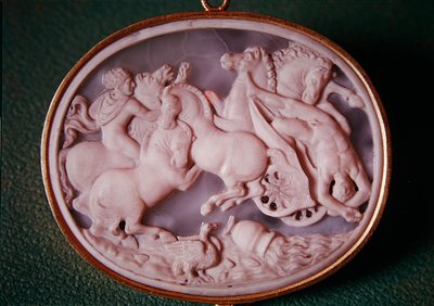 Camée de la chute de Phaéton (agate) - Italian School