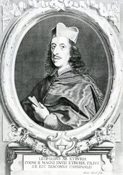 Cardinal Léopold de Médicis (1617-1675) - Italian School