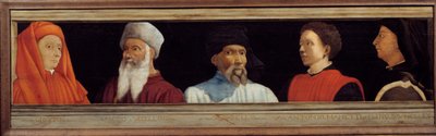 Cassone avec 5 portraits du maître de la Renaissance florentine - Italian School