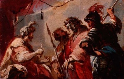 Christ devant Pilate, vers 1700 - Italian School