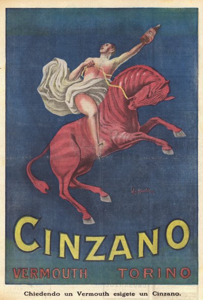 Cinzano Vermouth Turin (lithographie couleur) - Italian School