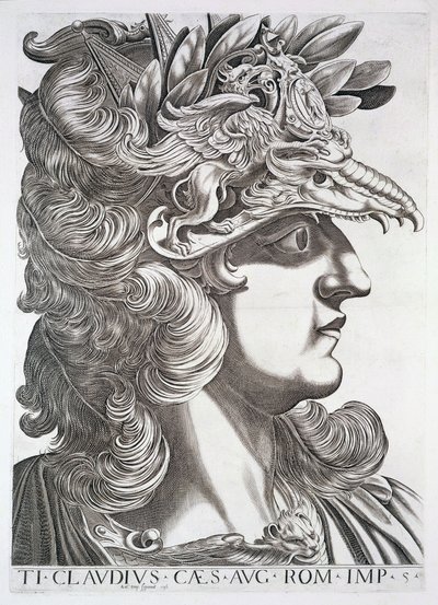 Claude César (10 av. J.-C.-54 ap. J.-C.) - Italian School
