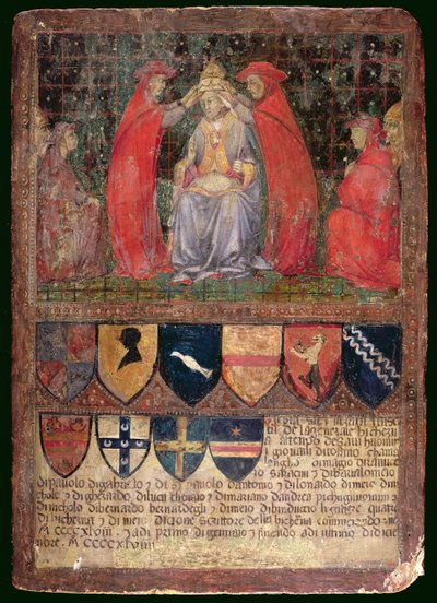 Couronnement du pape Nicolas V en 1447 - Italian School