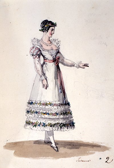 Costume pour Susanna, de 