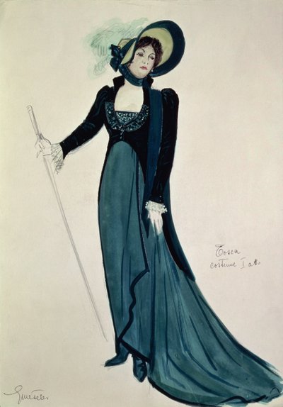 Costume pour Tosca, de l