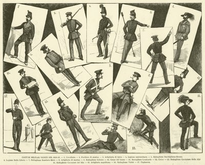 Costumi Militari Veneti Del 1848-49 - Italian School