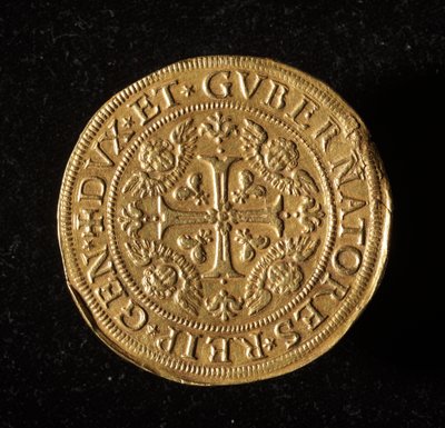 Monnaie de la République de Gênes : pièce de 12,5 doppie d