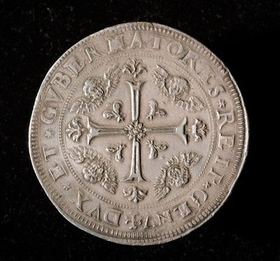 Monnaie de la République de Gênes : pièce de six écus en argent. Diam. 61,5 mm. 1715. Revers. Gênes Musei di Strada Nuova (inv. M7156) - Italian School