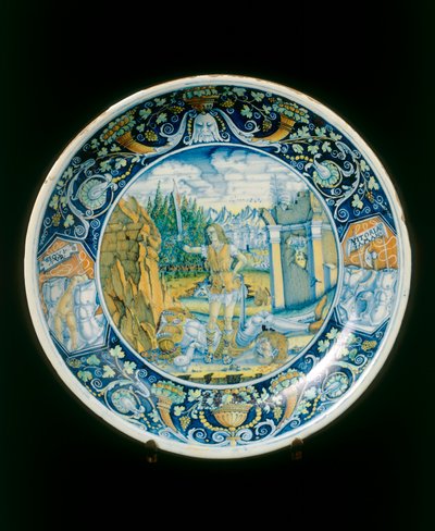 David et Goliath, manufacture de Faenza - Italian School