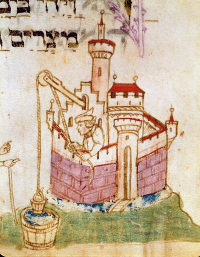 Représentation de la reconstruction de Jérusalem - Italian School