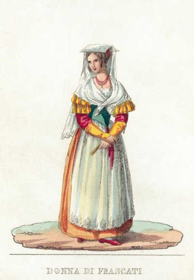 Donna Di Frascati - Italian School